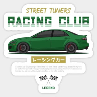 Tuner Green 6 MPS JDM Sticker